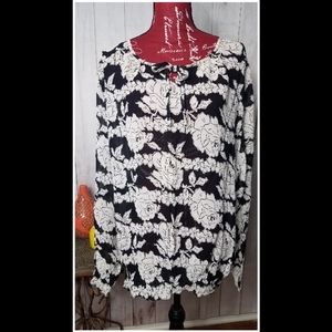 Avenue Sheer Boho top Plus size 18/20